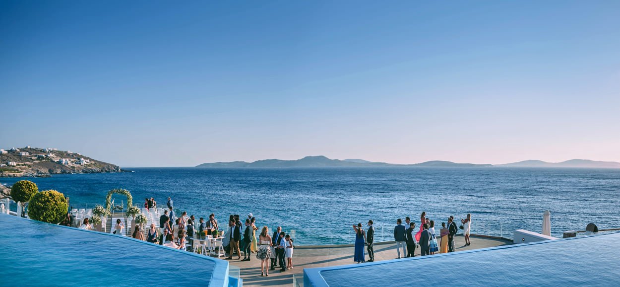 Book your wedding day in Saint John Mykonos Beach Resort